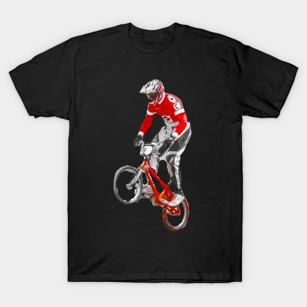 bmx T-Shirt by rickylabellevie